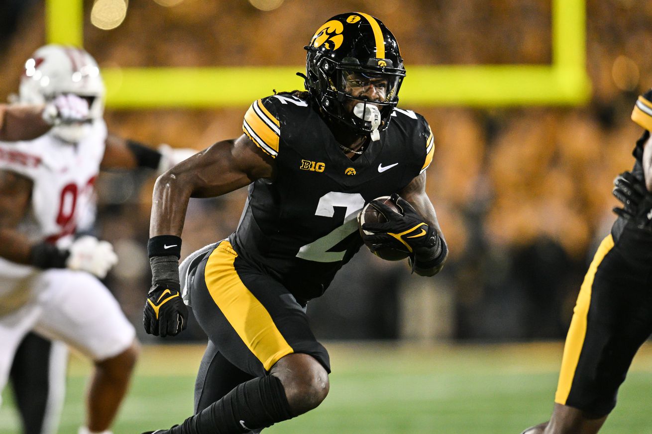 NCAA Football: Wisconsin at Iowa