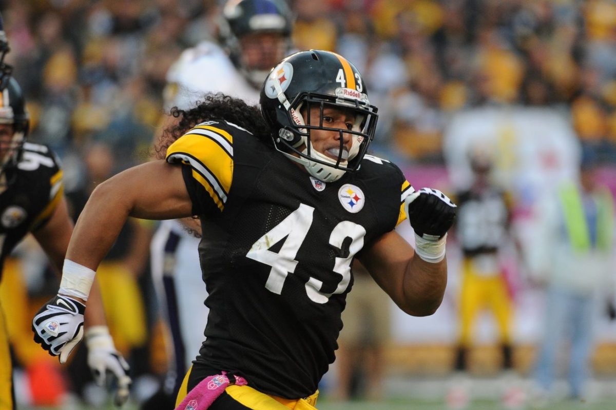 Troy Polamalu connects with Steelers CB Jalen Ramsey